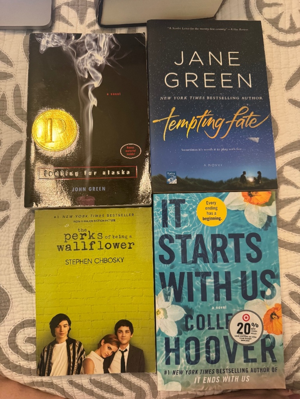 Lot of 4 Young Adult Fiction Books